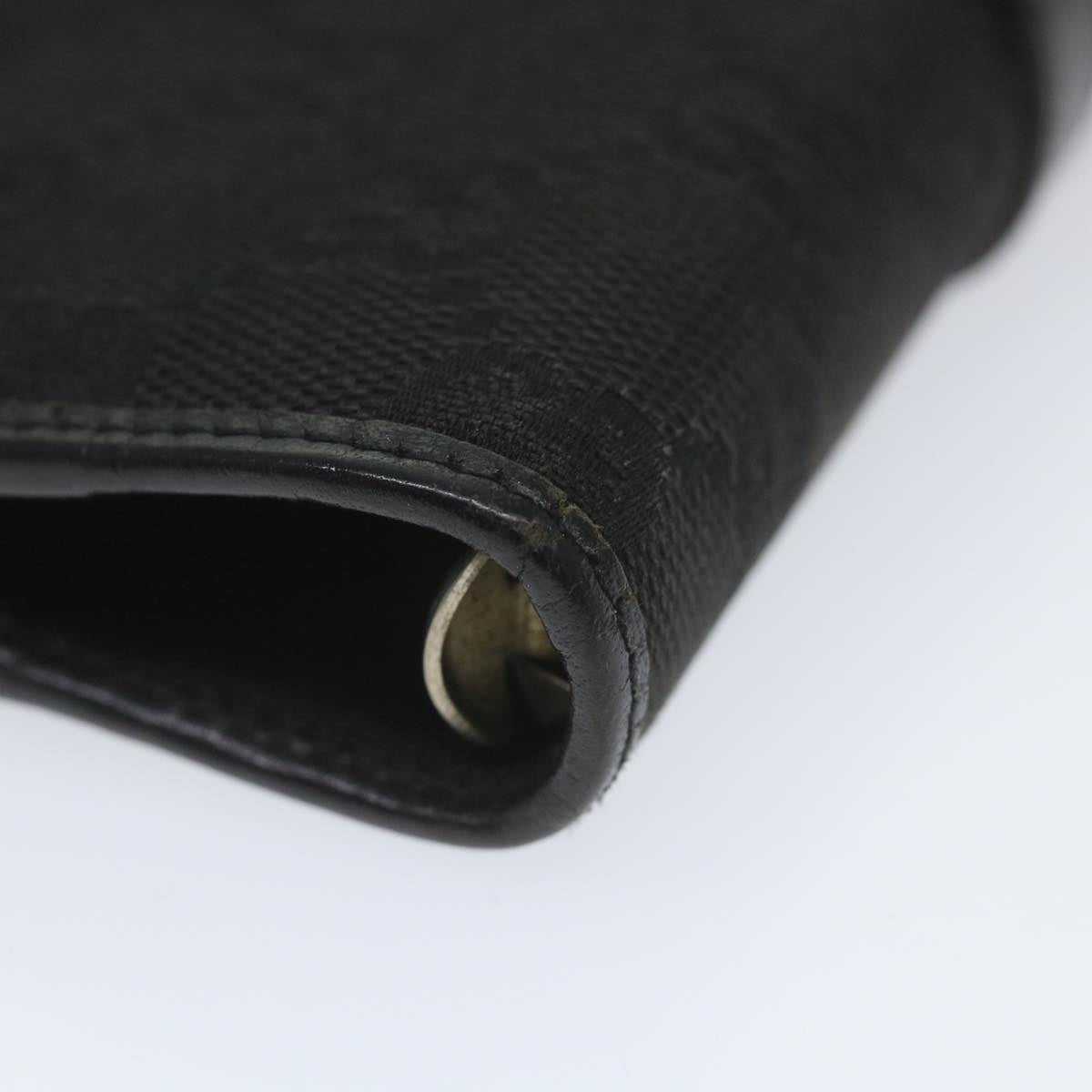 GUCCI GG Canvas Jackie Day Planner Cover Black 29966 yk9257