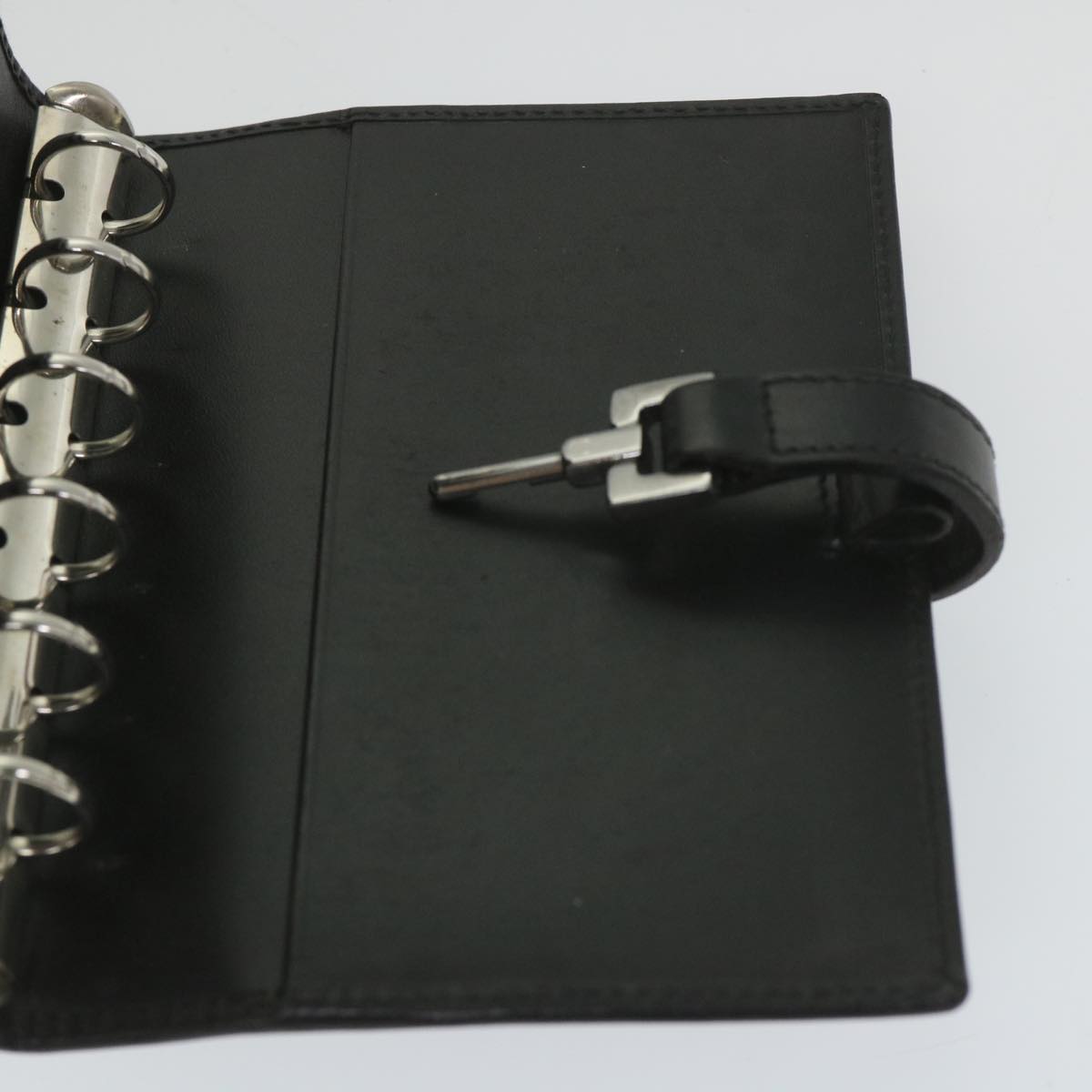 GUCCI GG Canvas Jackie Day Planner Cover Black 29966 yk9257