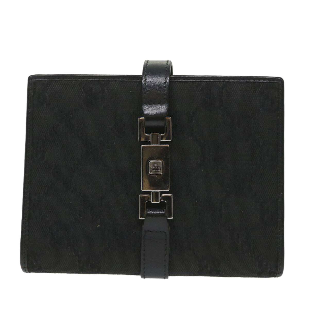 GUCCI GG Canvas Jackie Day Planner Cover Black 29966 yk9257
