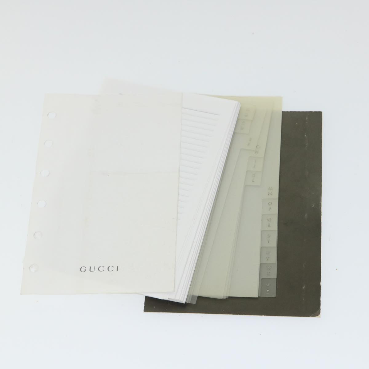 GUCCI GG Canvas Jackie Day Planner Cover Black 29966 yk9257