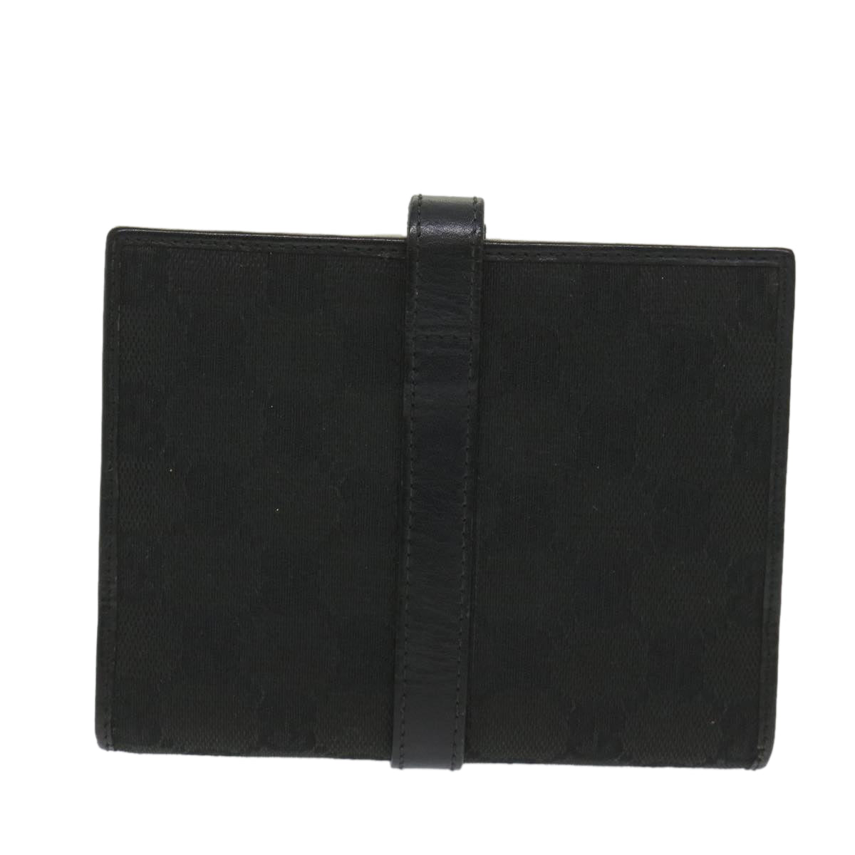 GUCCI GG Canvas Jackie Day Planner Cover Black 29966 yk9257