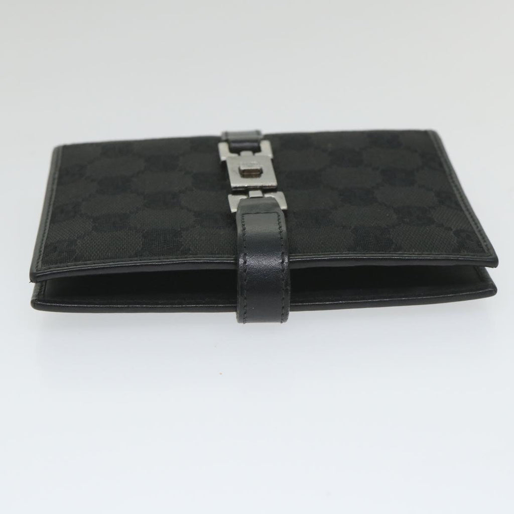 GUCCI GG Canvas Jackie Day Planner Cover Black 29966 yk9257
