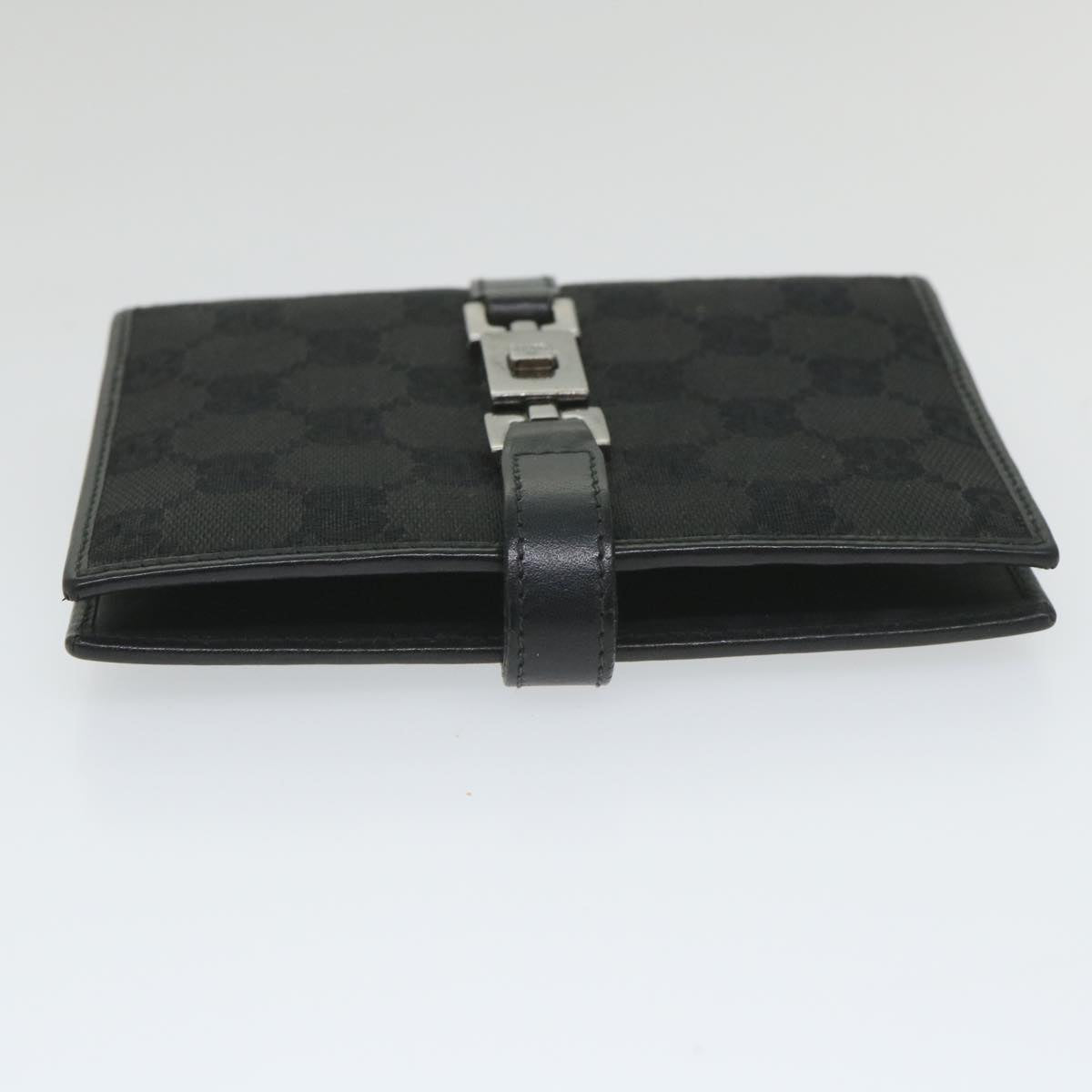 GUCCI GG Canvas Jackie Day Planner Cover Black 29966 yk9257