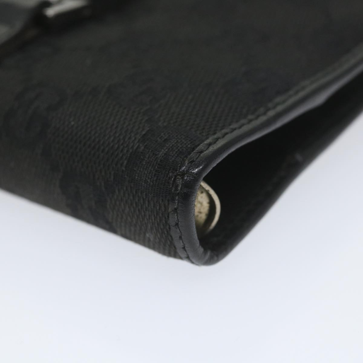 GUCCI GG Canvas Jackie Day Planner Cover Black 29966 yk9257