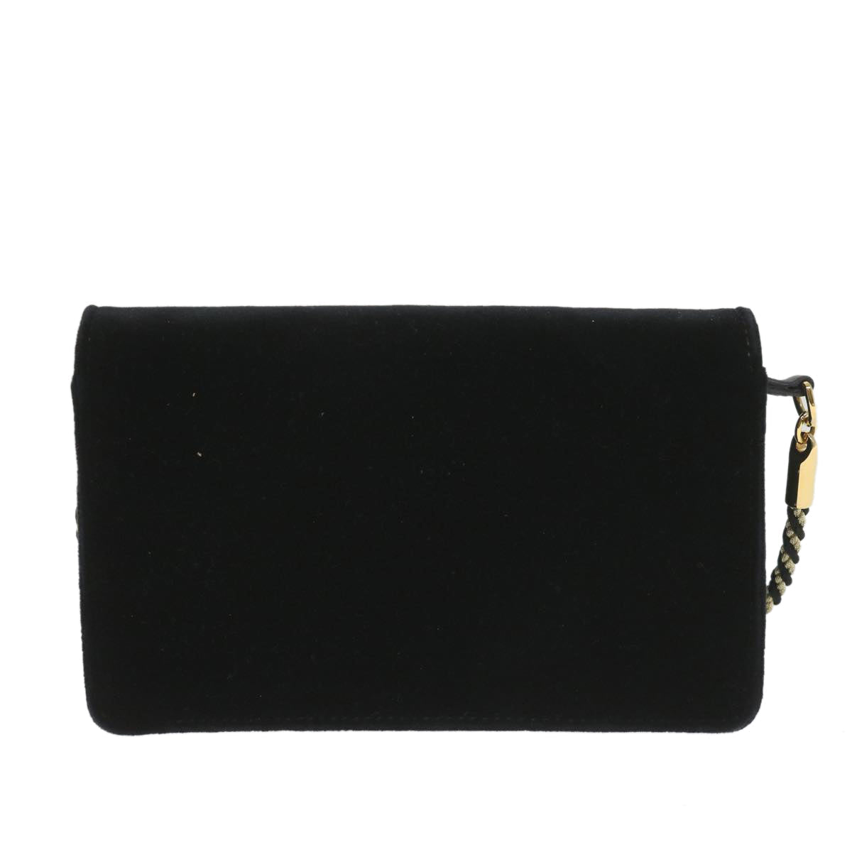 GUCCI Square G Shoulder Bag Velor Black 544242 yk9258