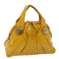 GUCCI Hand Bag Patent leather Yellow 197019 yk9260