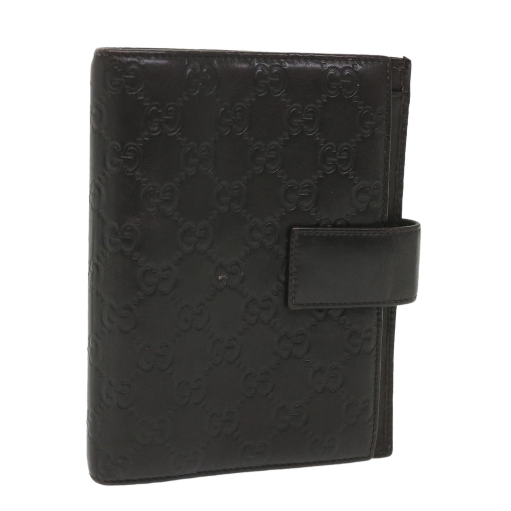 GUCCI GG Canvas Guccissima Day Planner Cover Brown 115241 yk9261