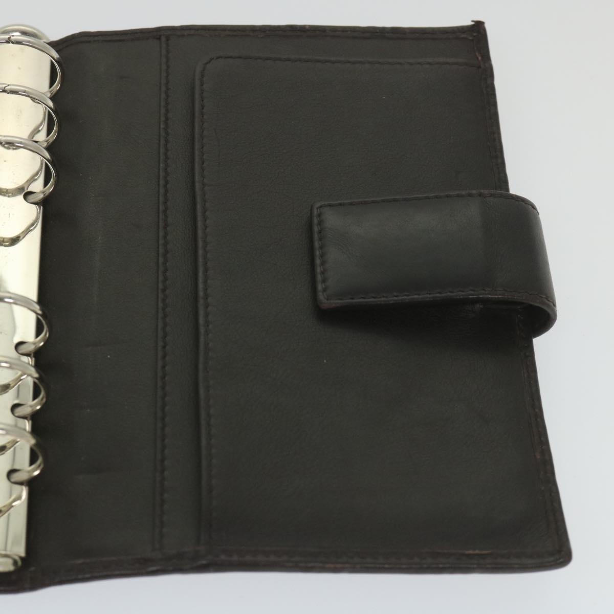 GUCCI GG Canvas Guccissima Day Planner Cover Brown 115241 yk9261