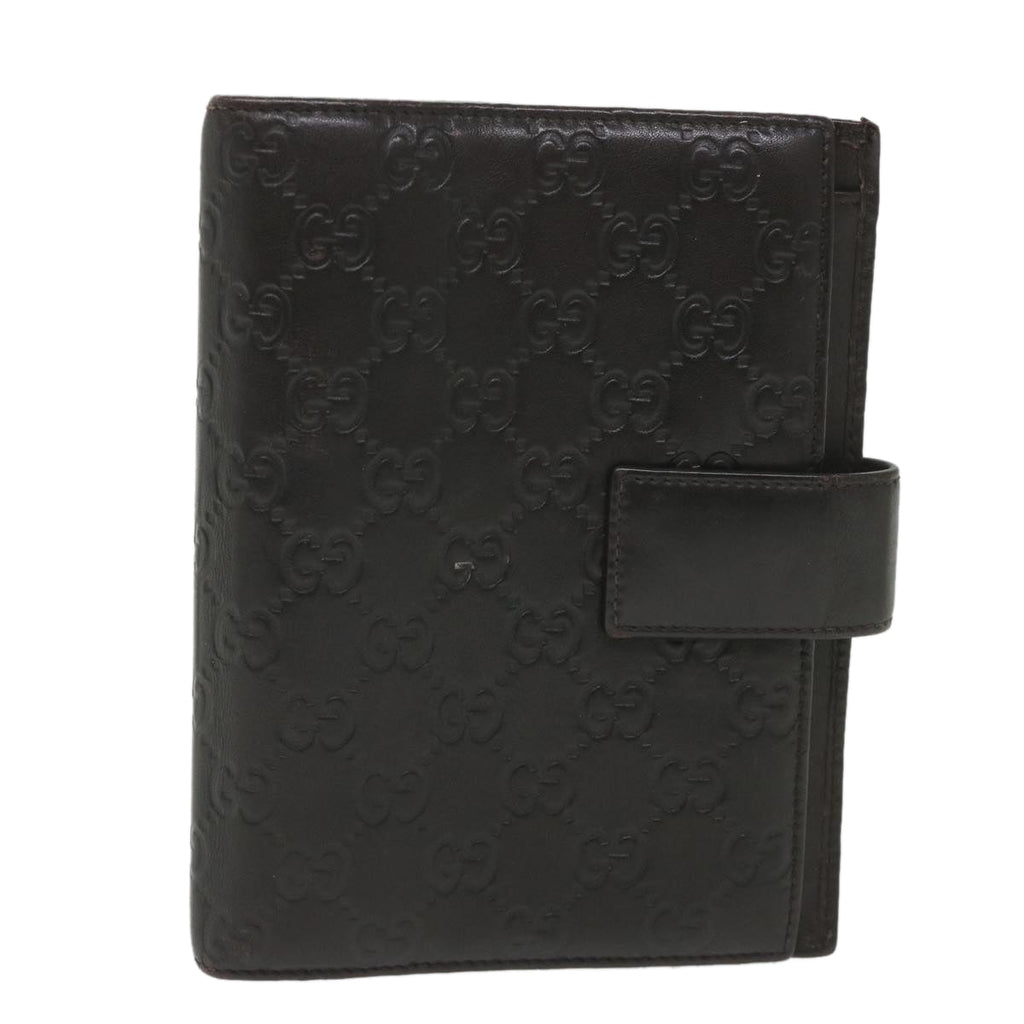 GUCCI GG Canvas Guccissima Day Planner Cover Brown 115241 yk9261