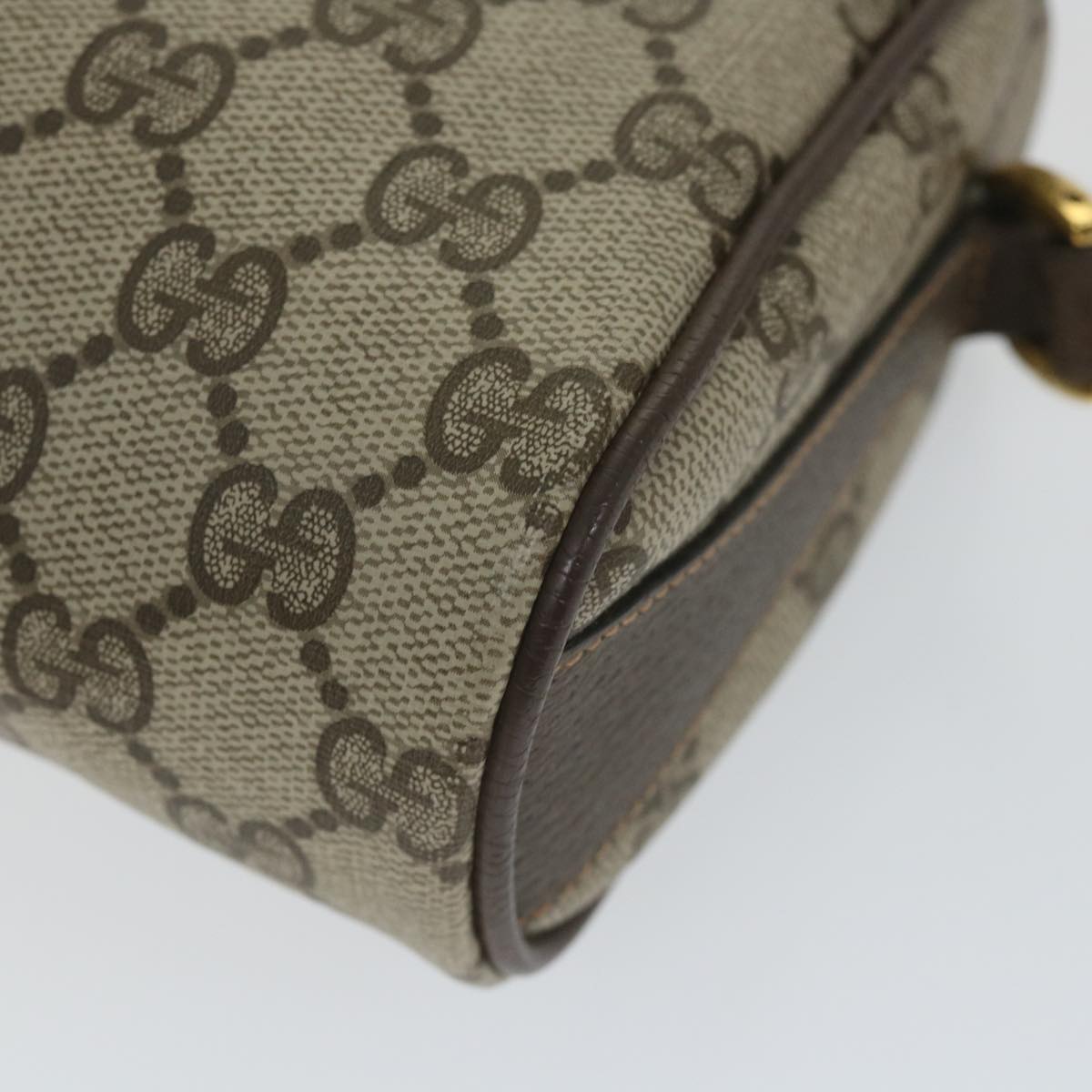 GUCCI GG Supreme Web Sherry Line Shoulder Bag Beige Red 89 02 018 yk9270
