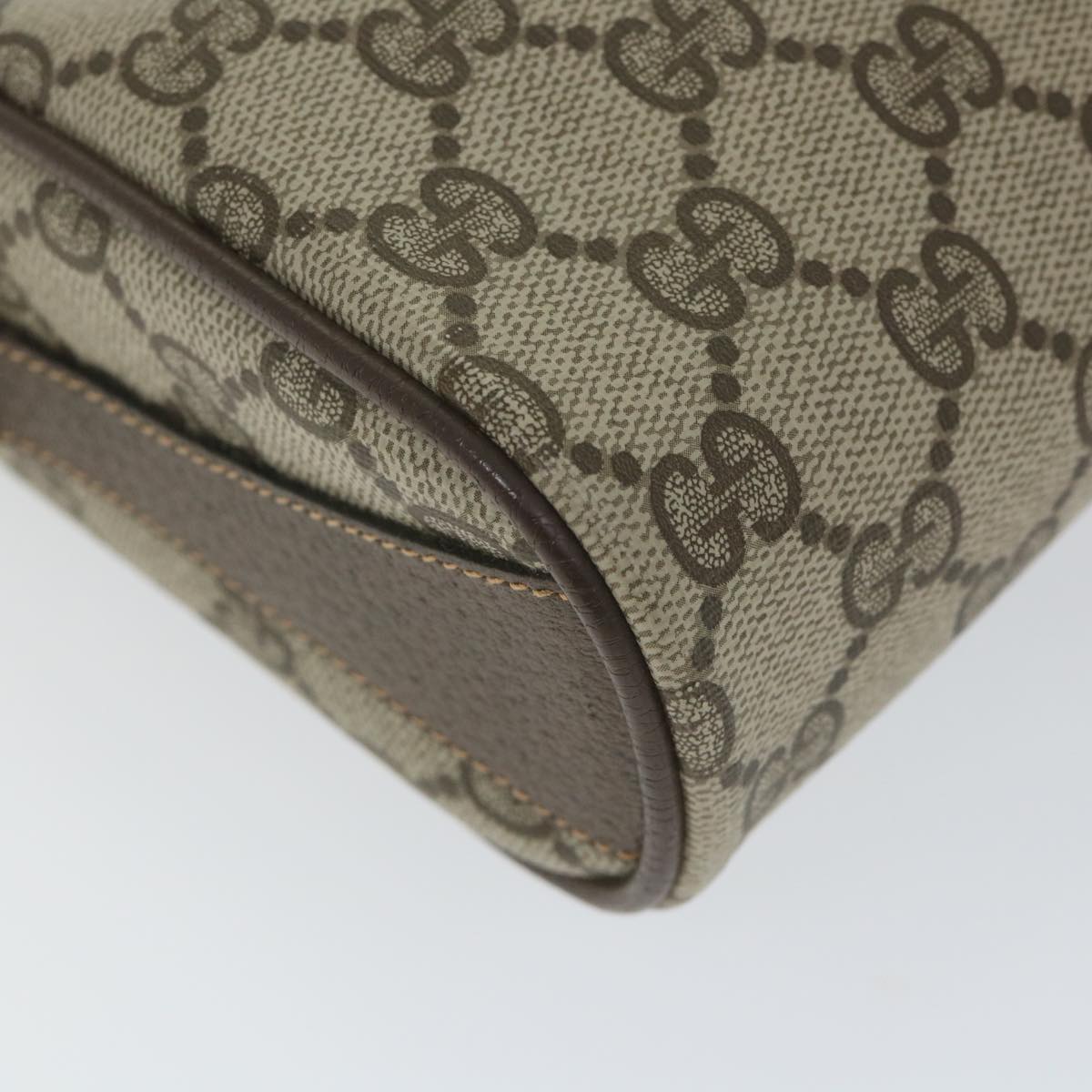 GUCCI GG Supreme Web Sherry Line Shoulder Bag Beige Red 89 02 018 yk9270