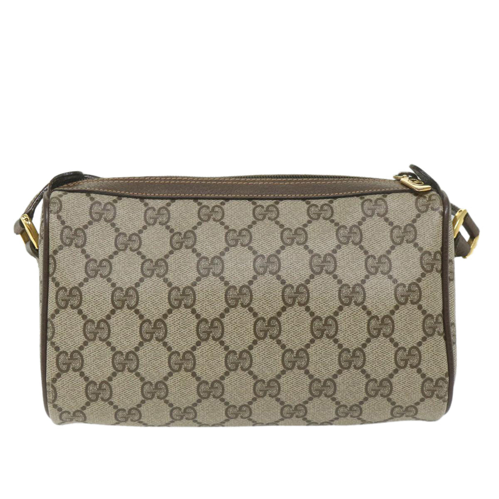 GUCCI GG Supreme Web Sherry Line Shoulder Bag Beige Red 89 02 018 yk9270