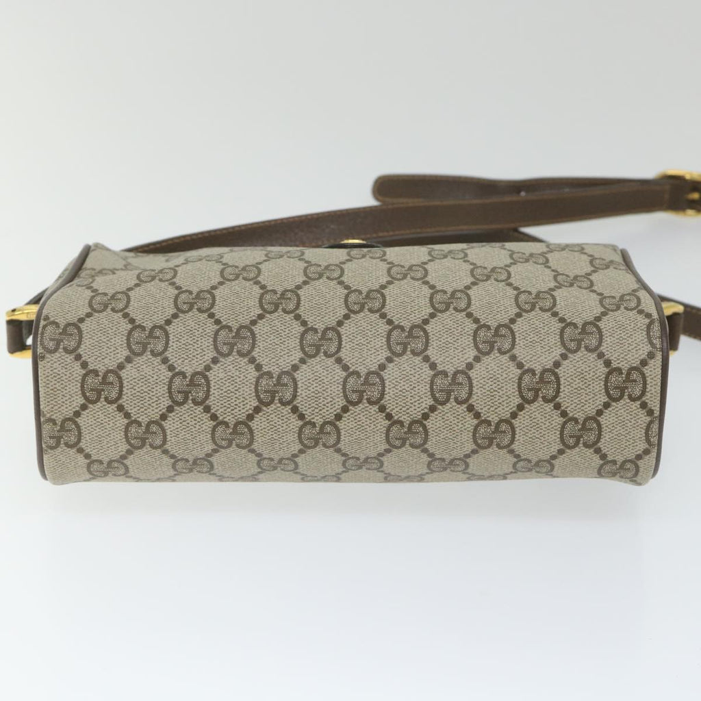 GUCCI GG Supreme Web Sherry Line Shoulder Bag Beige Red 89 02 018 yk9270