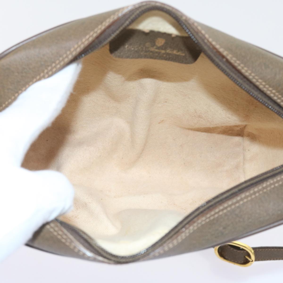 GUCCI GG Supreme Web Sherry Line Shoulder Bag Beige Red 56 02 087 yk9277