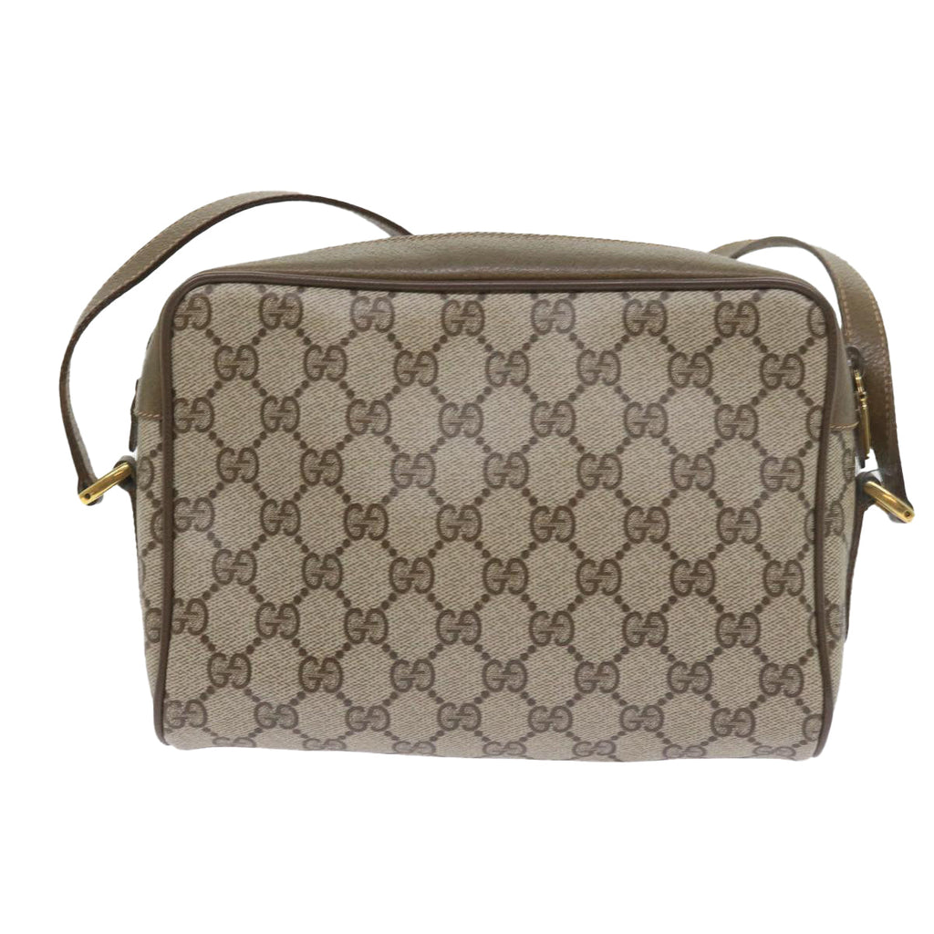 GUCCI GG Supreme Web Sherry Line Shoulder Bag Beige Red 56 02 087 yk9277
