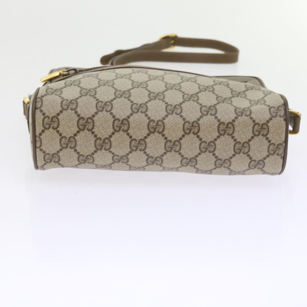 GUCCI GG Supreme Web Sherry Line Shoulder Bag Beige Red 56 02 087 yk9277