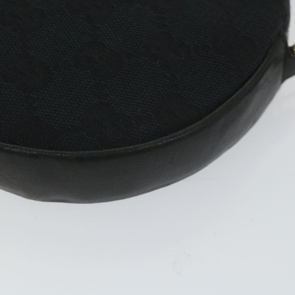 GUCCI GG Canvas Shoulder Bag Black 90700 yk9278