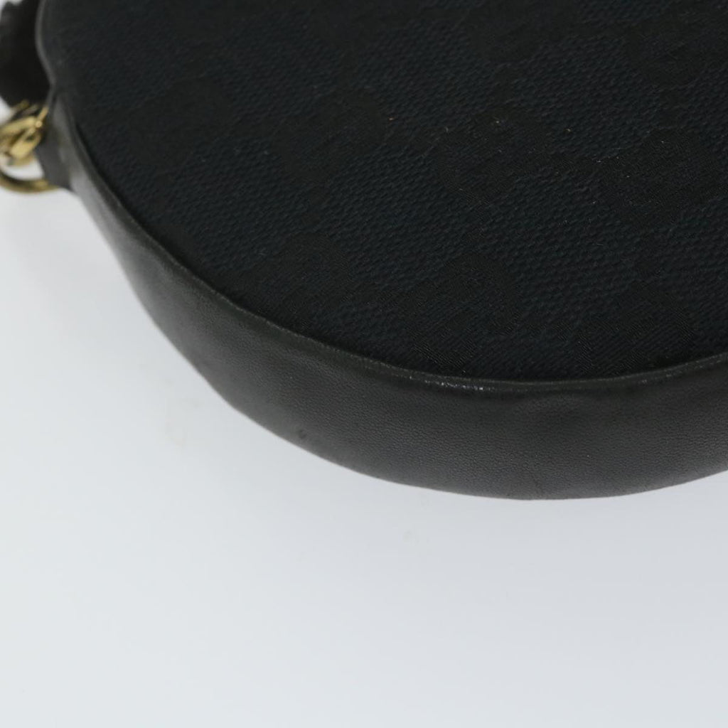 GUCCI GG Canvas Shoulder Bag Black 90700 yk9278