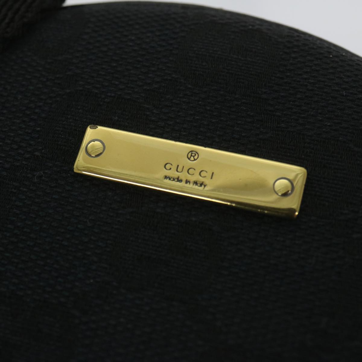 GUCCI GG Canvas Shoulder Bag Black 90700 yk9278