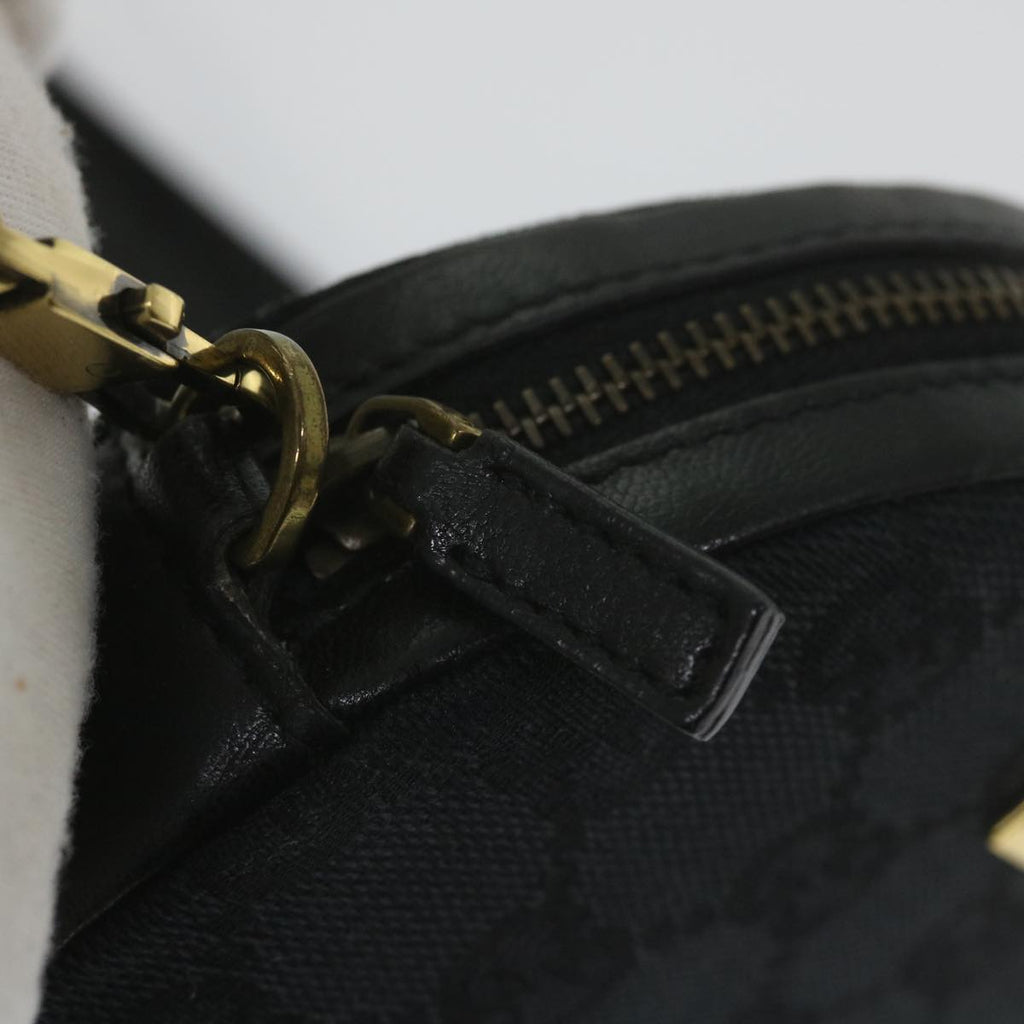 GUCCI GG Canvas Shoulder Bag Black 90700 yk9278