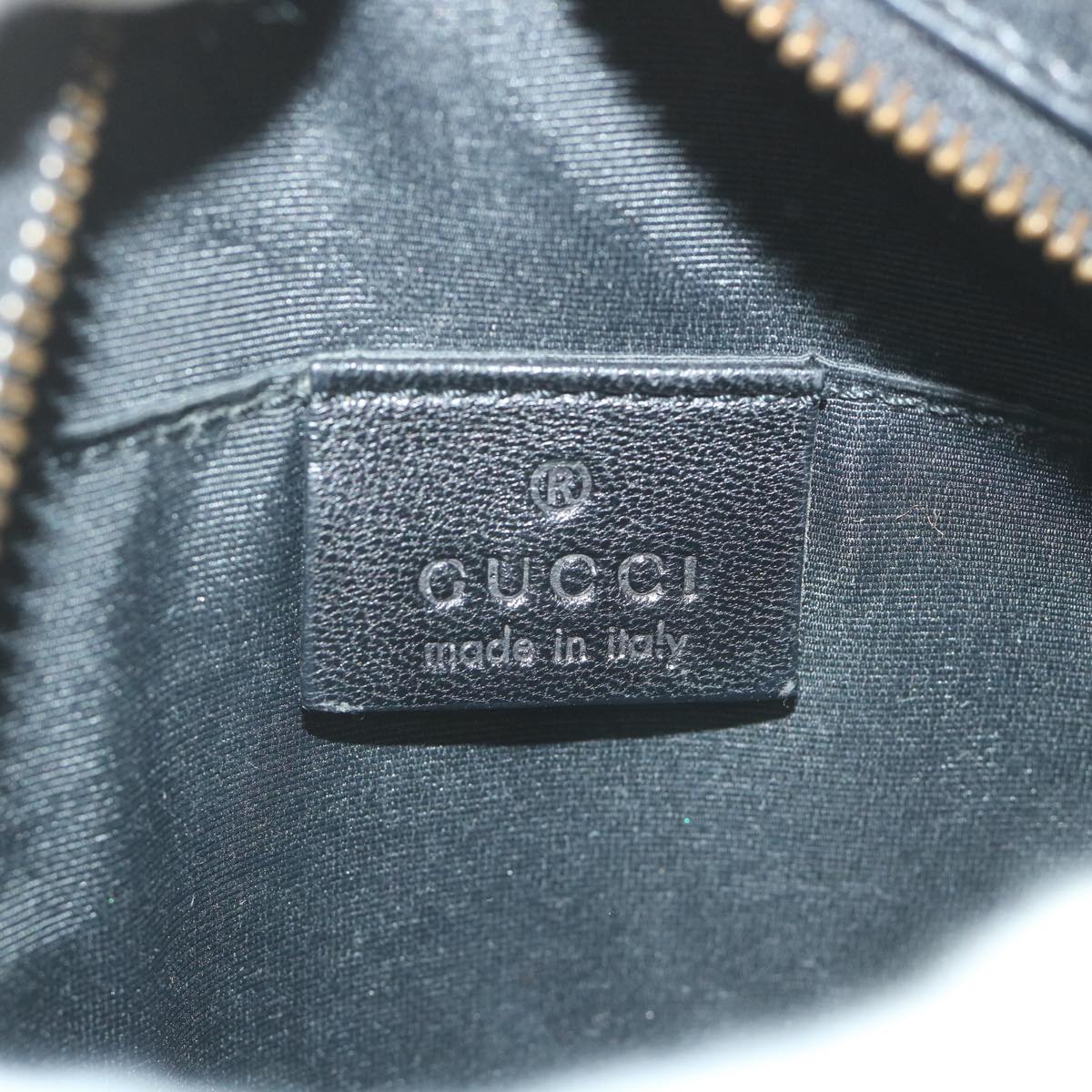 GUCCI GG Canvas Shoulder Bag Black 90700 yk9278