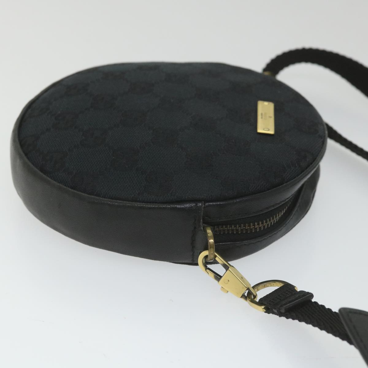 GUCCI GG Canvas Shoulder Bag Black 90700 yk9278