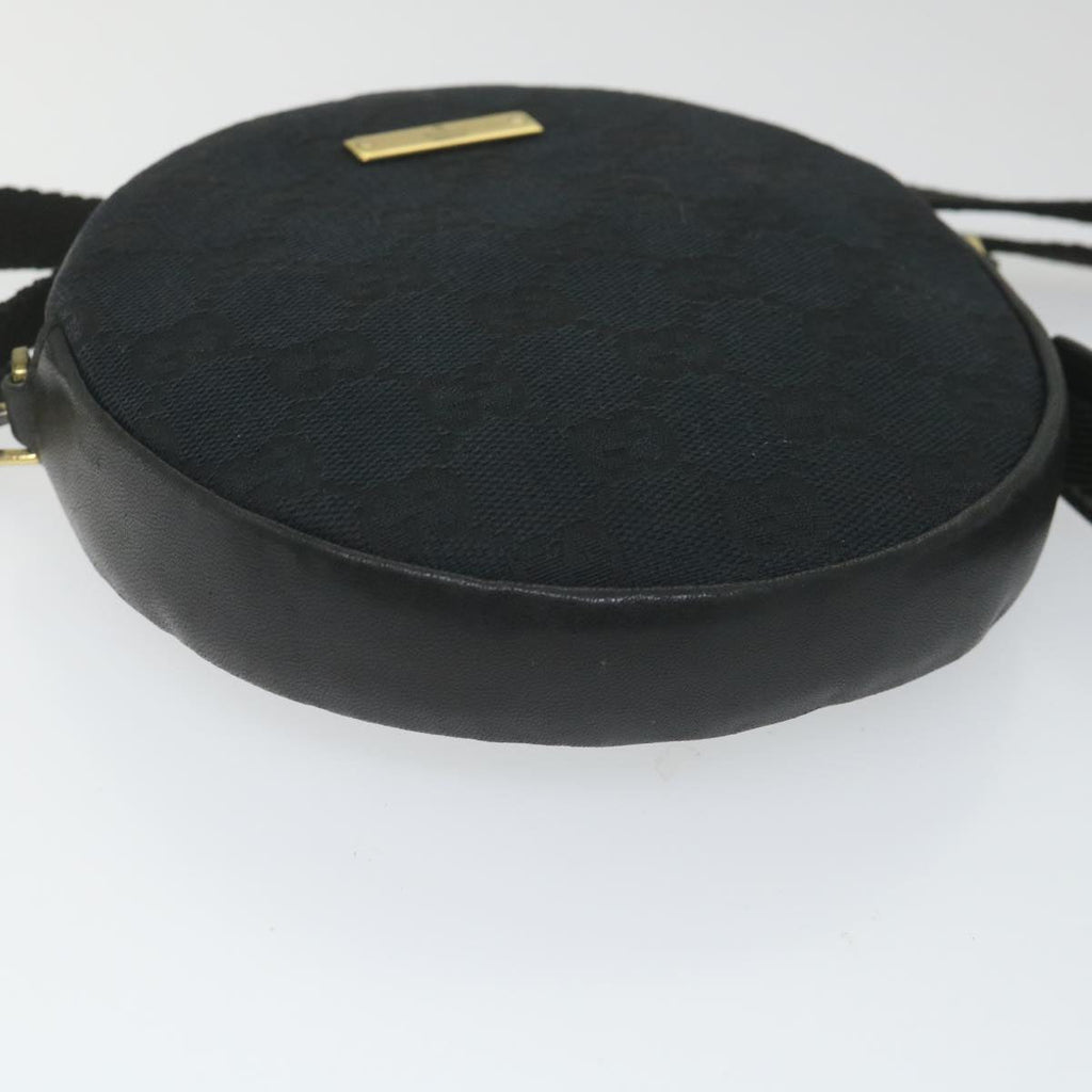 GUCCI GG Canvas Shoulder Bag Black 90700 yk9278