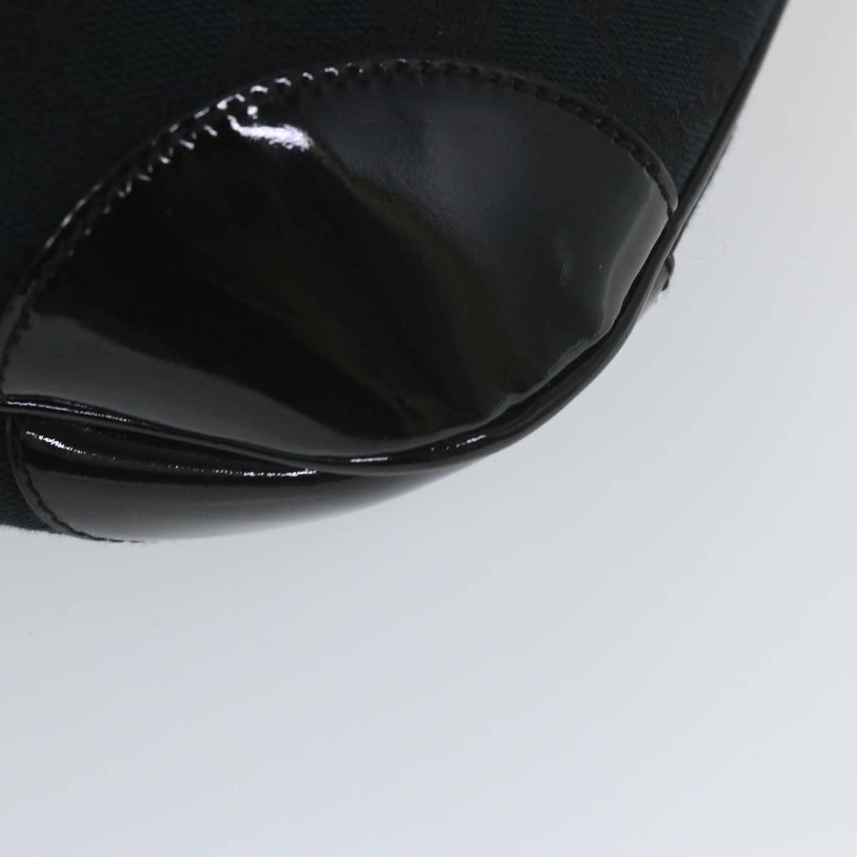GUCCI GG Canvas Shoulder Bag Black 001 4157 yk9311