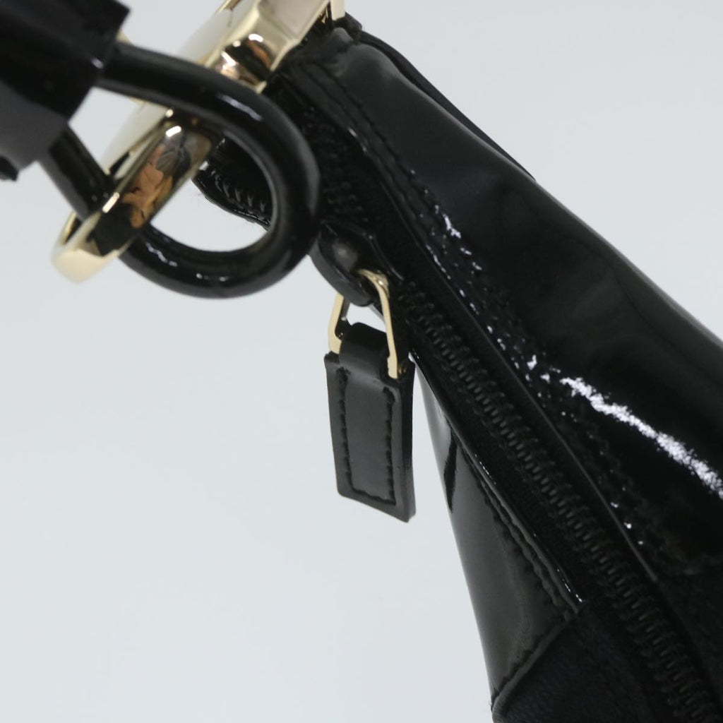 GUCCI GG Canvas Shoulder Bag Black 001 4157 yk9311