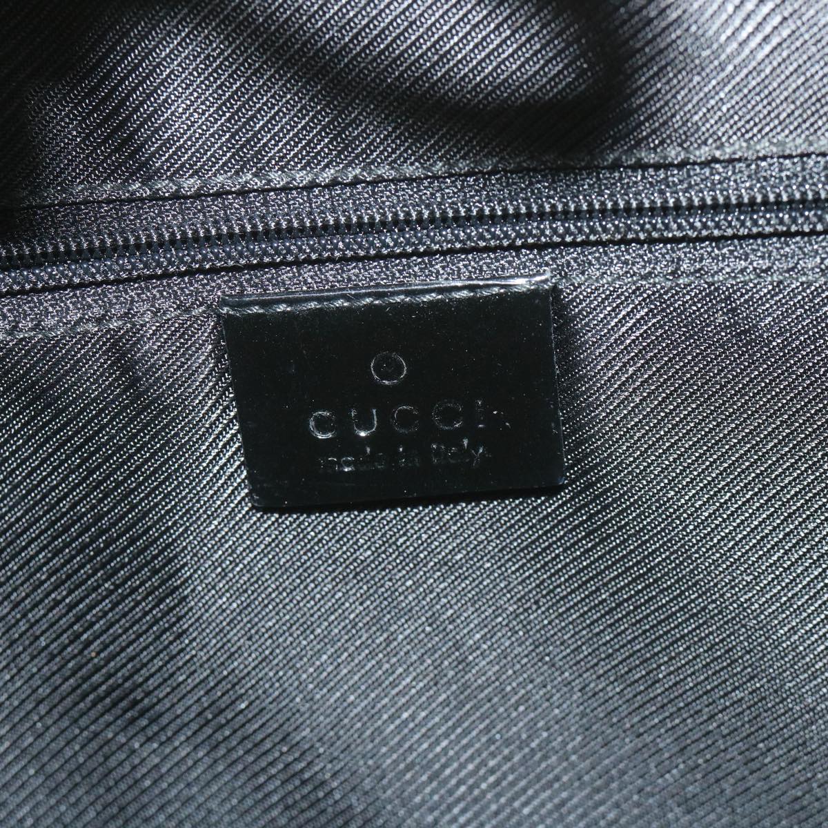GUCCI GG Canvas Shoulder Bag Black 001 4157 yk9311
