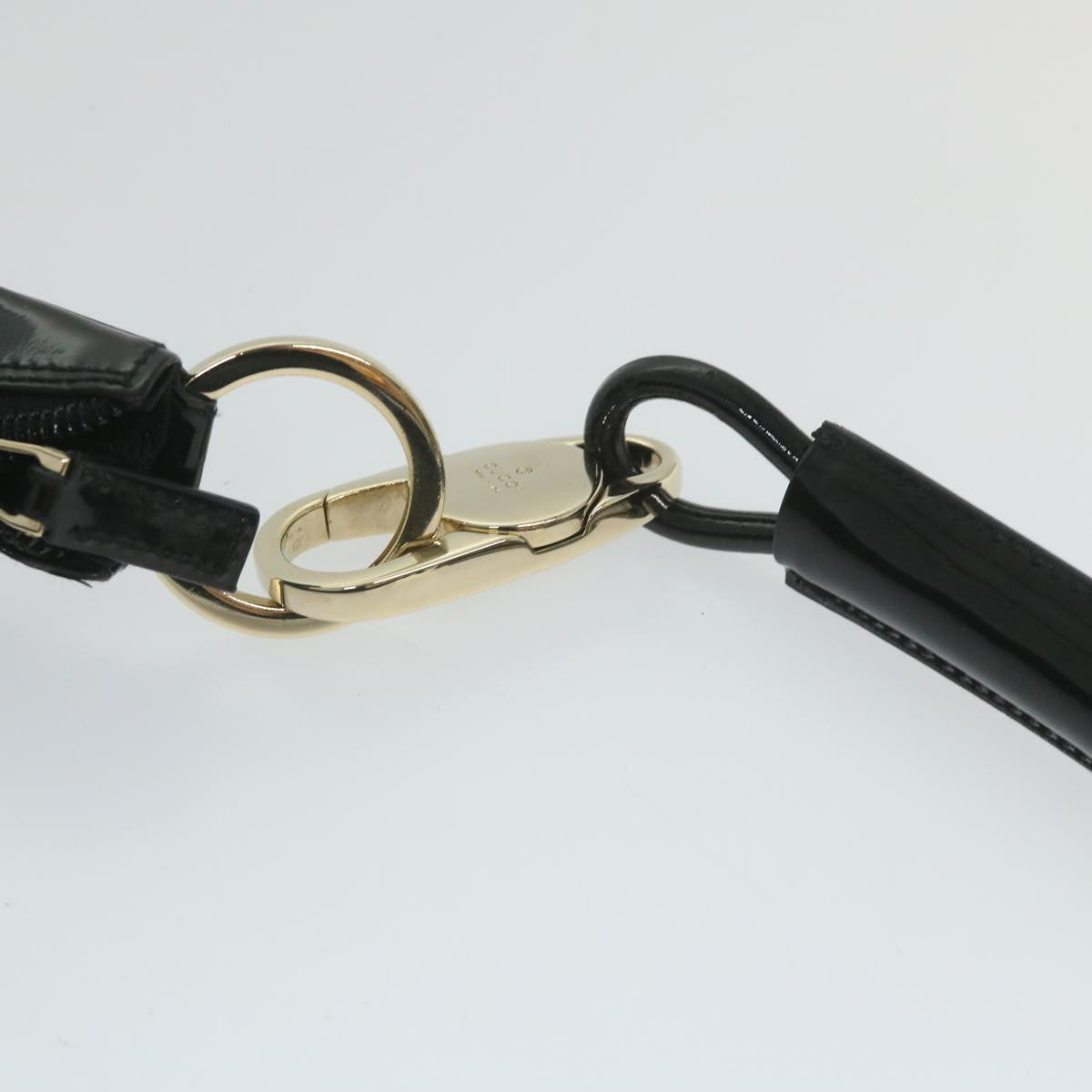 GUCCI GG Canvas Shoulder Bag Black 001 4157 yk9311