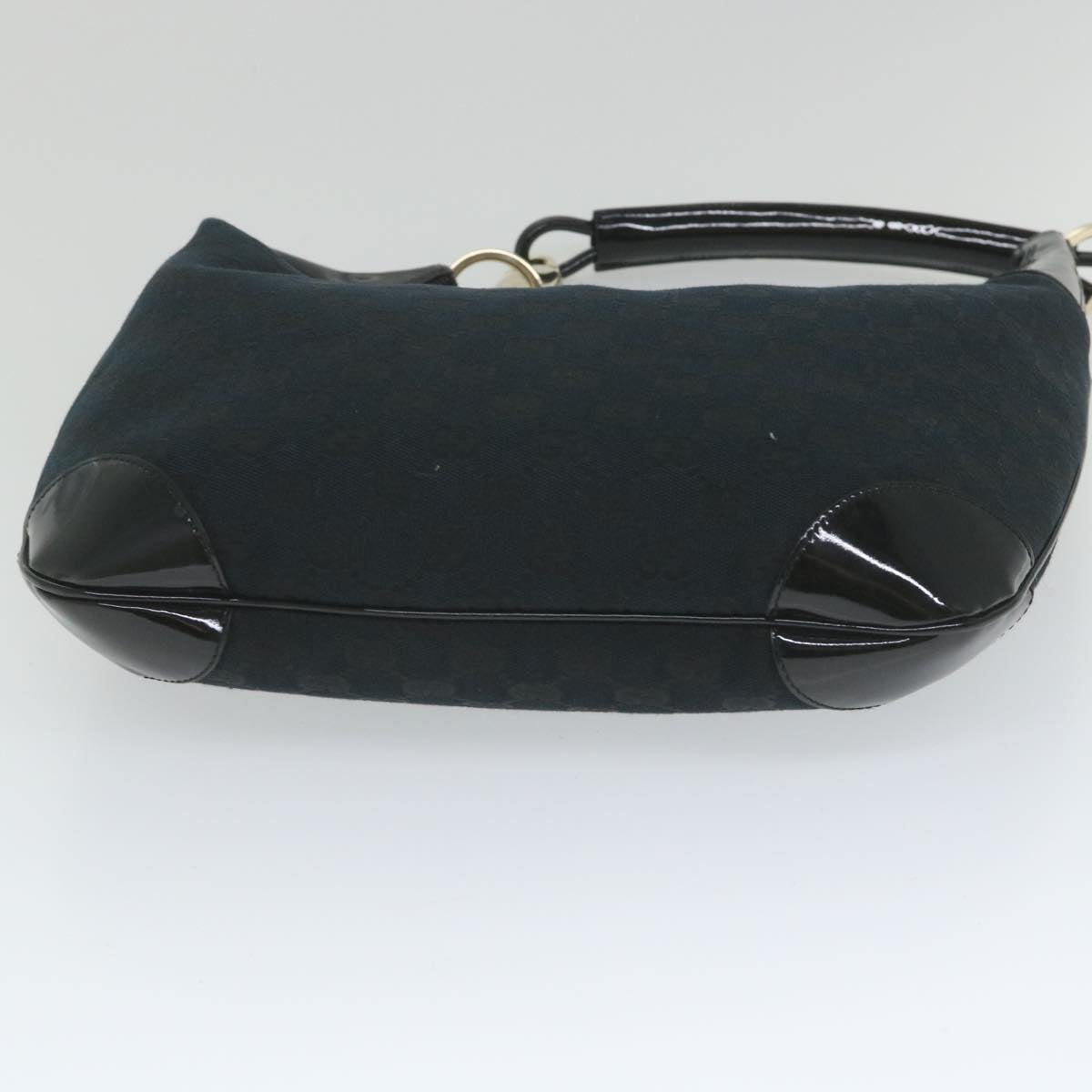GUCCI GG Canvas Shoulder Bag Black 001 4157 yk9311