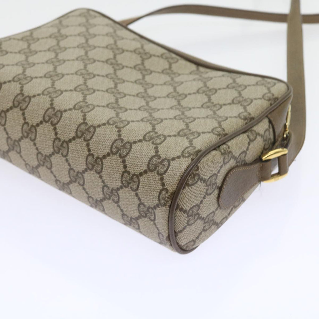 GUCCI GG Supreme Web Sherry Line Shoulder Bag Beige Red 56 02 087 yk9330