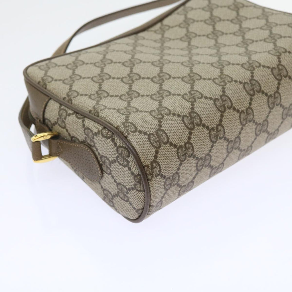 GUCCI GG Supreme Web Sherry Line Shoulder Bag Beige Red 56 02 087 yk9330