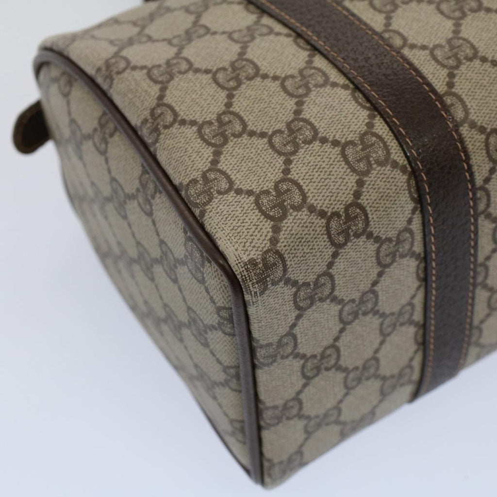 GUCCI GG Supreme Web Sherry Line Boston Bag Beige Red 40 02 006 yk9333