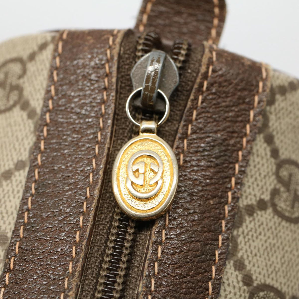 GUCCI GG Supreme Web Sherry Line Boston Bag Beige Red 40 02 006 yk9333