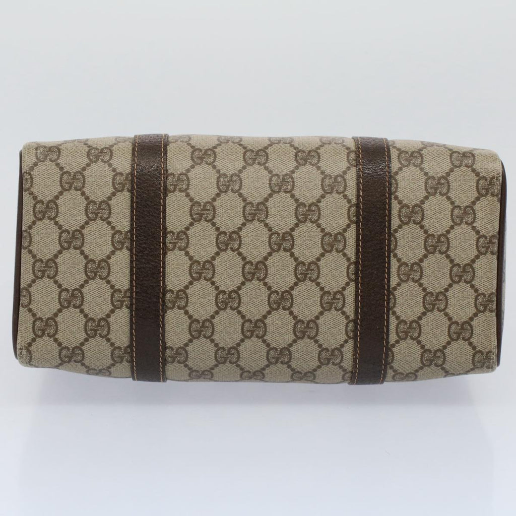 GUCCI GG Supreme Web Sherry Line Boston Bag Beige Red 40 02 006 yk9333