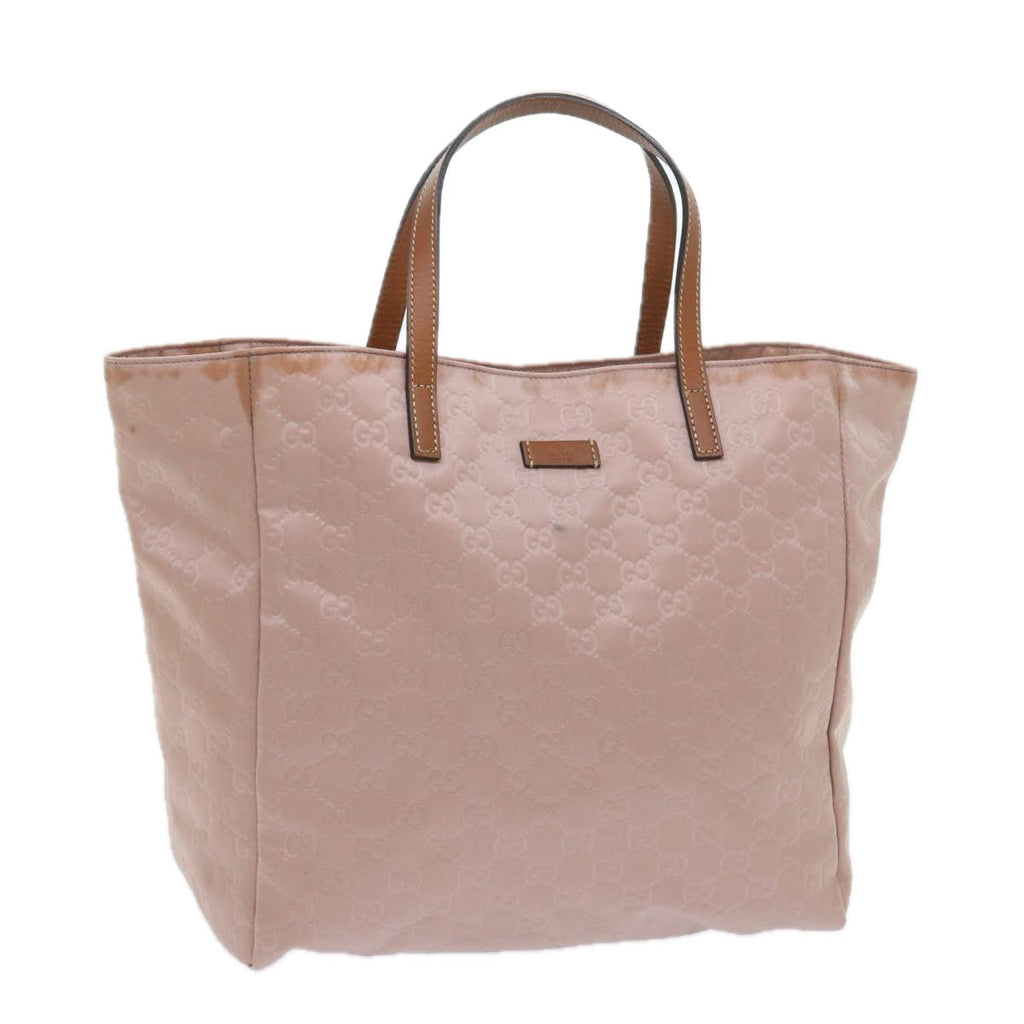 GUCCI GG Canvas Tote Bag Pink 282439 yk9355