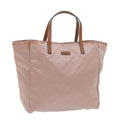GUCCI GG Canvas Tote Bag Pink 282439 yk9355