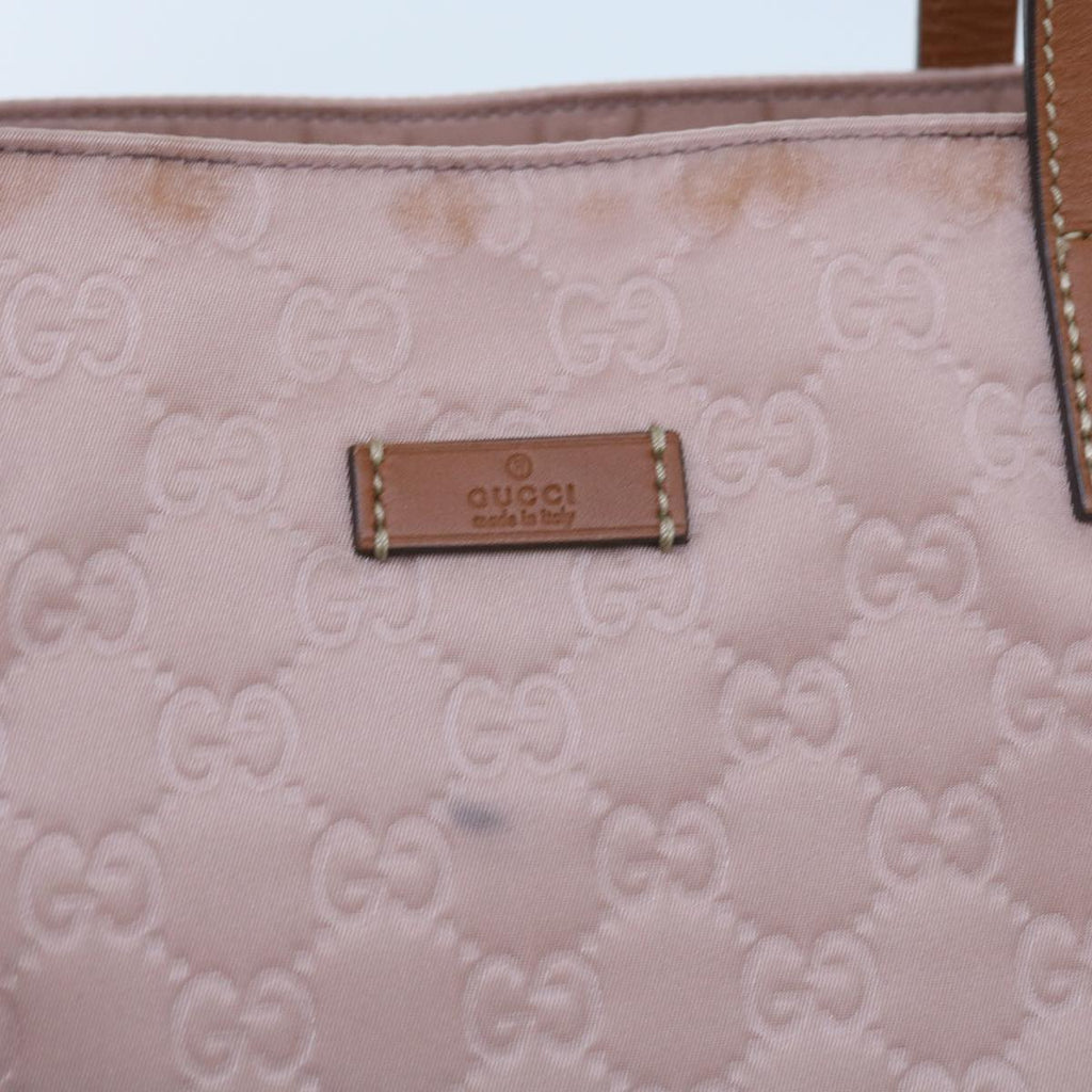 GUCCI GG Canvas Tote Bag Pink 282439 yk9355