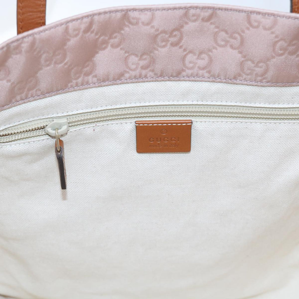 GUCCI GG Canvas Tote Bag Pink 282439 yk9355