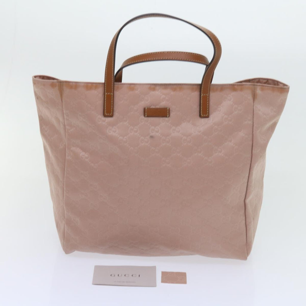 GUCCI GG Canvas Tote Bag Pink 282439 yk9355