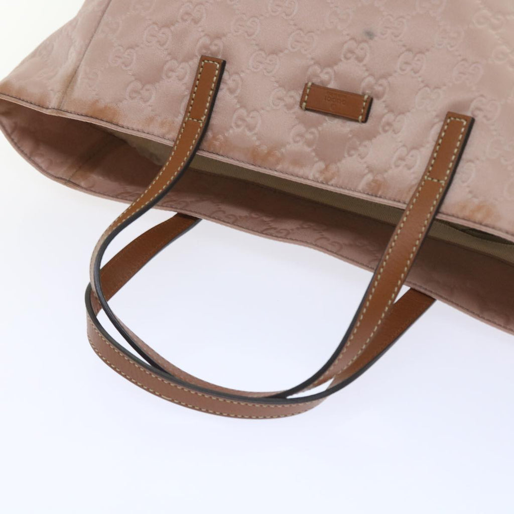 GUCCI GG Canvas Tote Bag Pink 282439 yk9355