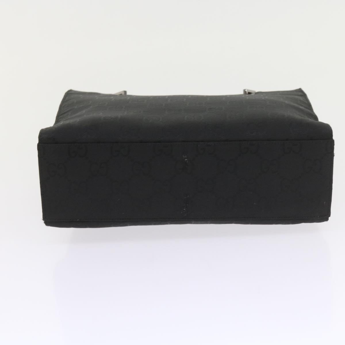 GUCCI GG Canvas Bamboo Hand Bag Black 002 1016 yk9356