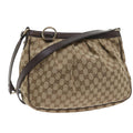 GUCCI GG Canvas Shoulder Bag Beige 296834 yk9363