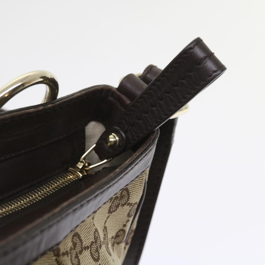 GUCCI GG Canvas Shoulder Bag Beige 296834 yk9363
