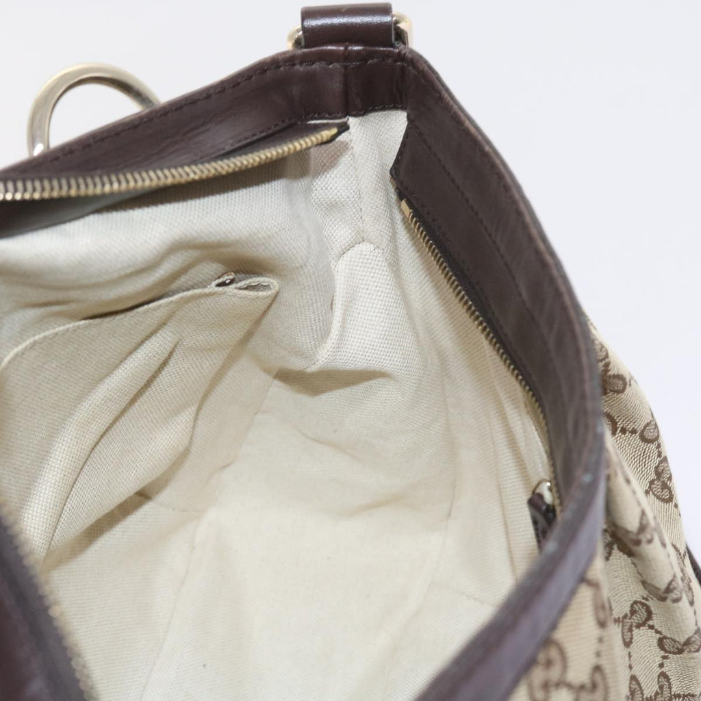 GUCCI GG Canvas Shoulder Bag Beige 296834 yk9363