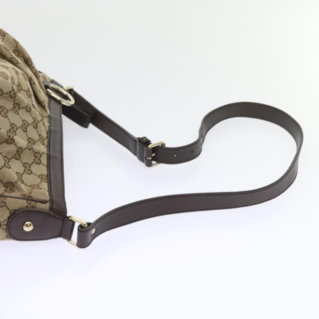 GUCCI GG Canvas Shoulder Bag Beige 296834 yk9363