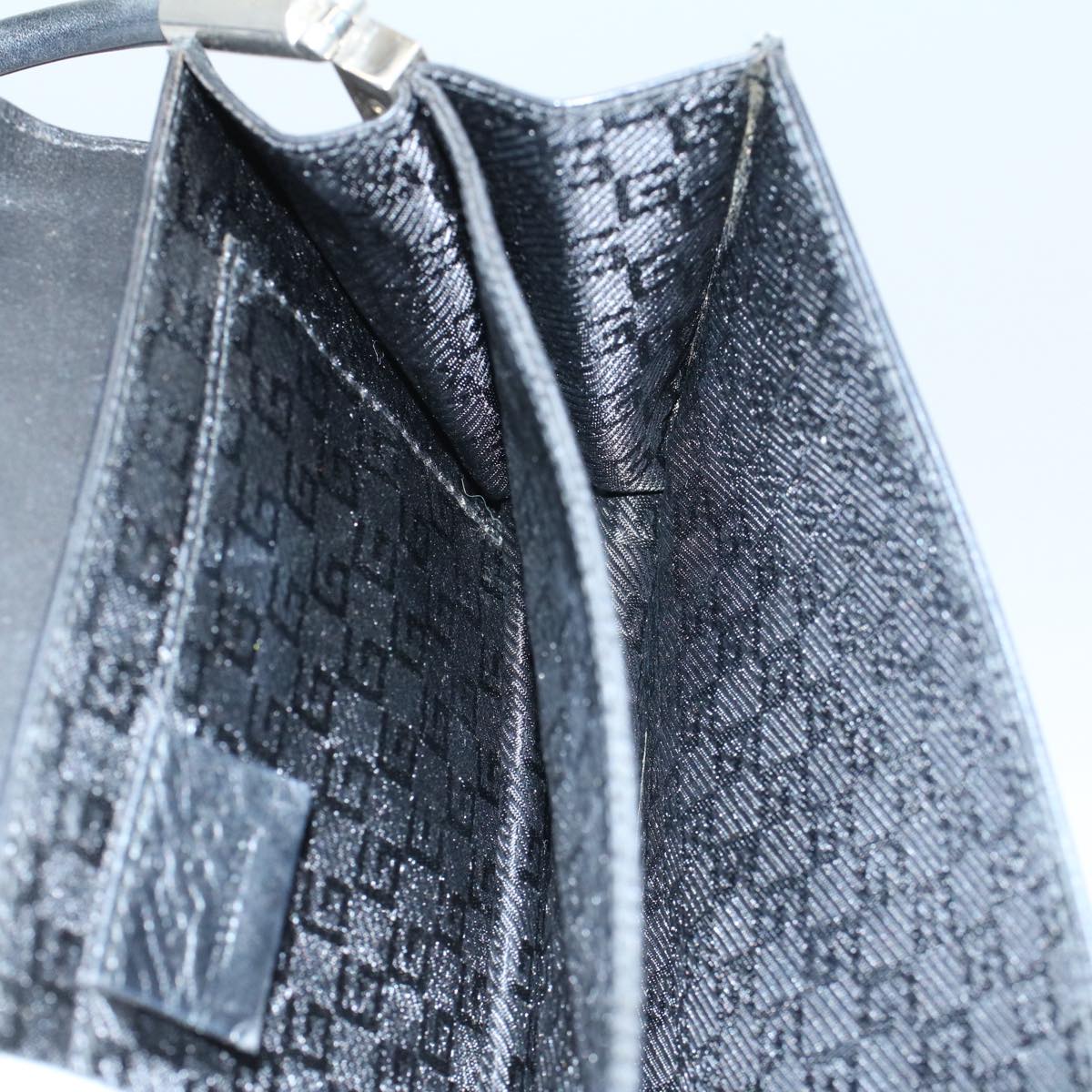GUCCI Shoulder Bag Leather Black 001 3815 yk9381