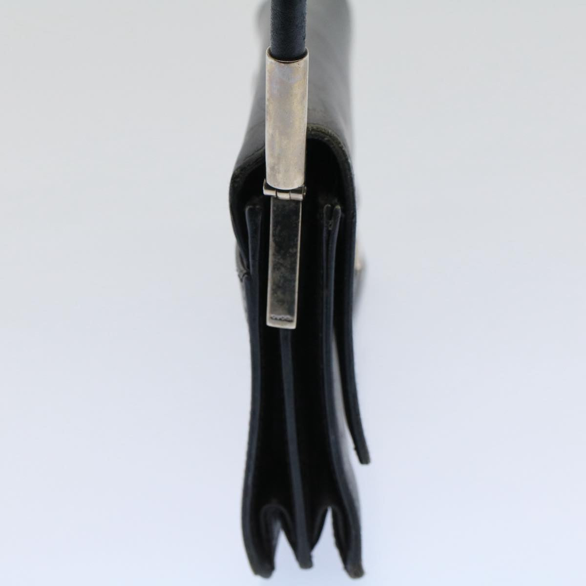 GUCCI Shoulder Bag Leather Black 001 3815 yk9381